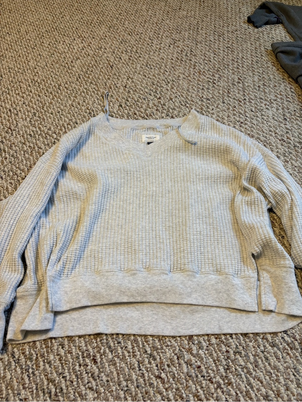 American eagle grey sweater